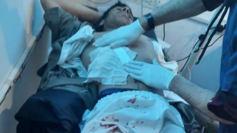 Three civilians were reportedly injured near Ain Issa (Photo: Hawar News Agency)